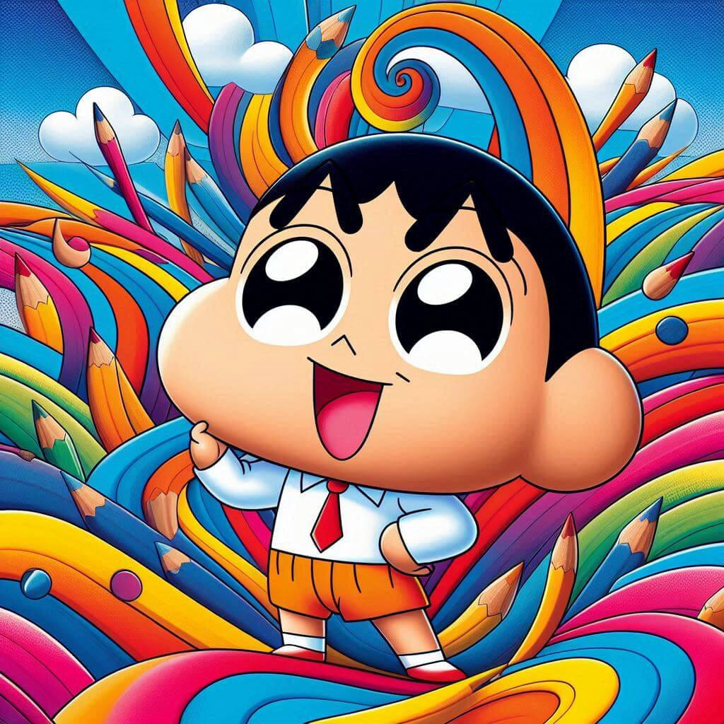 shinchan alone wallpaper