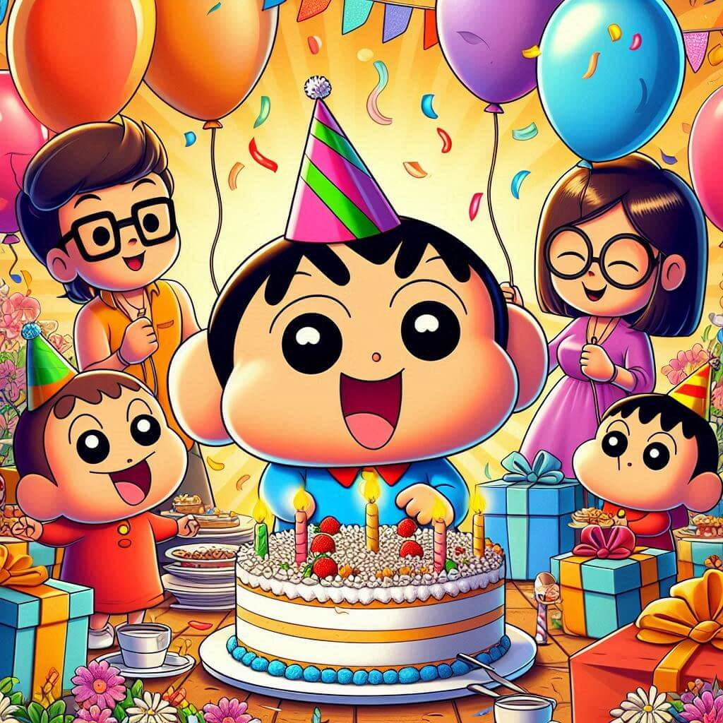 shinchan family wallpaper