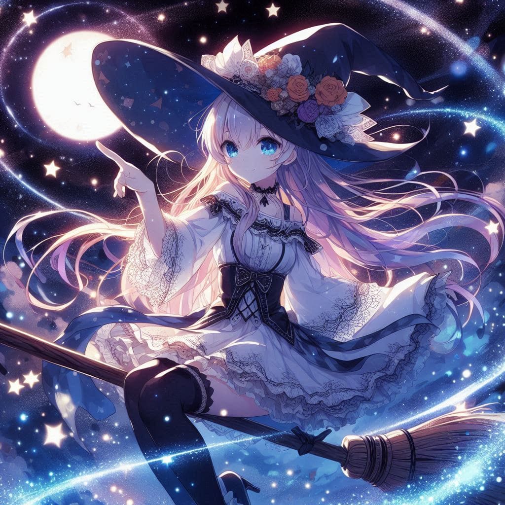 Anime Girl pfp black and white