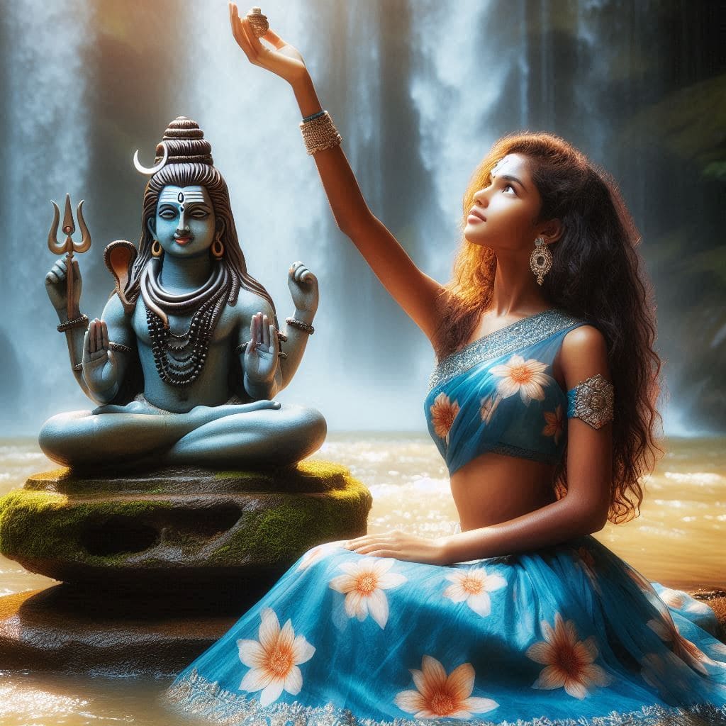 340+ Mahadev with girl ai images Full Hd 2024 3 Lord Shiva AI images hd download