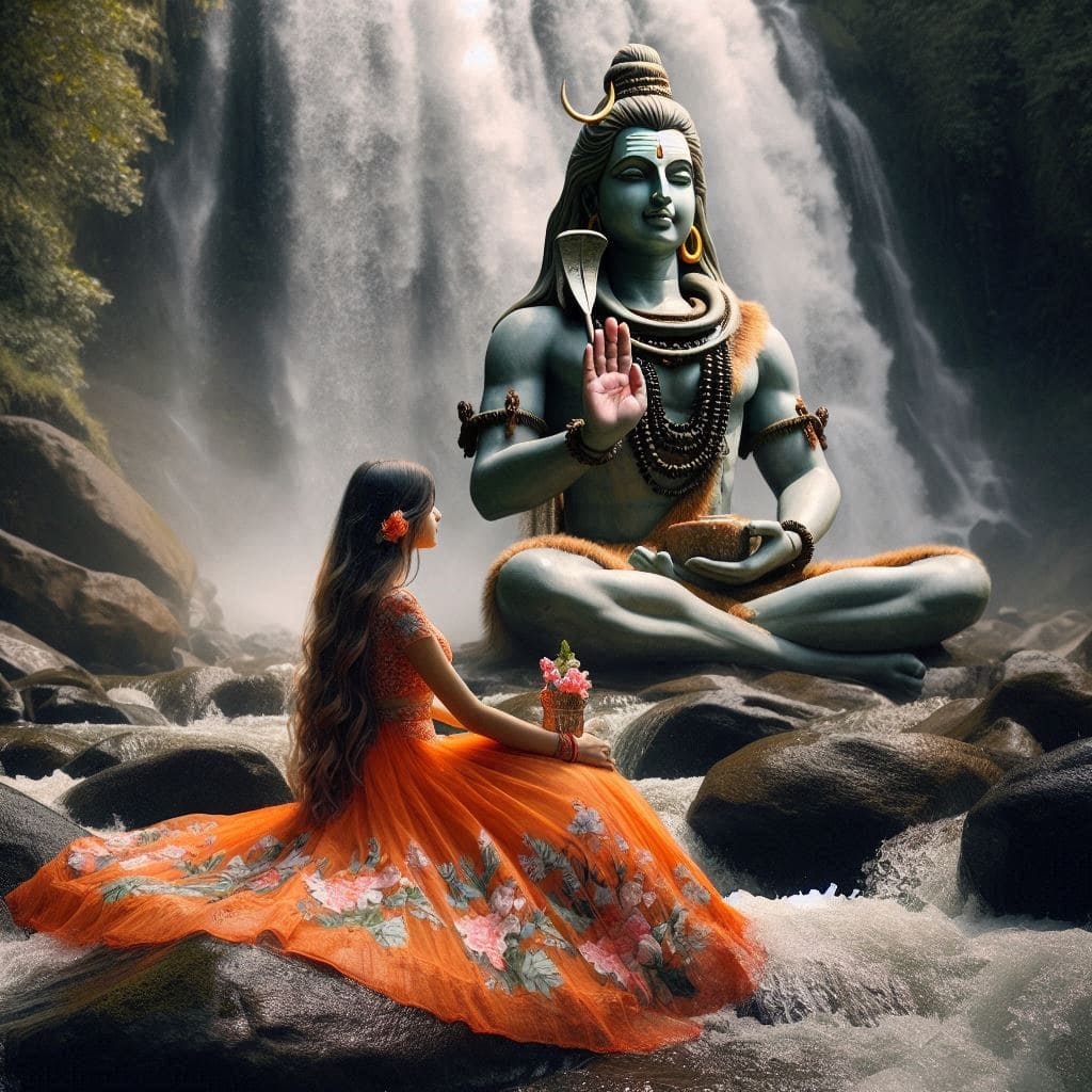 340+ Mahadev with girl ai images Full Hd 2024 25 Sawan Images HD 1080p