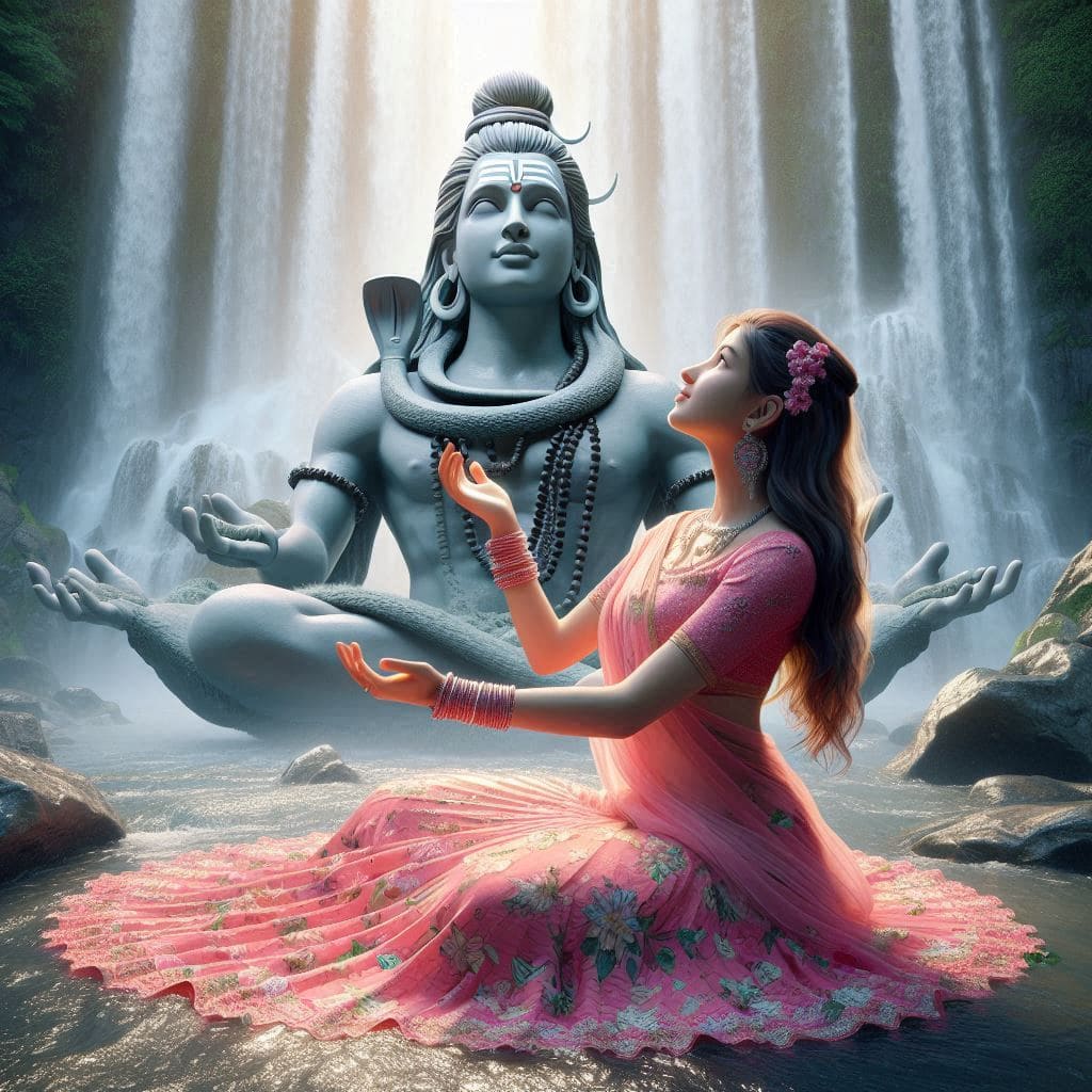 340+ Mahadev with girl ai images Full Hd 2024 45 Shiv Bhakt Girl Images Hd Wallpaper Download