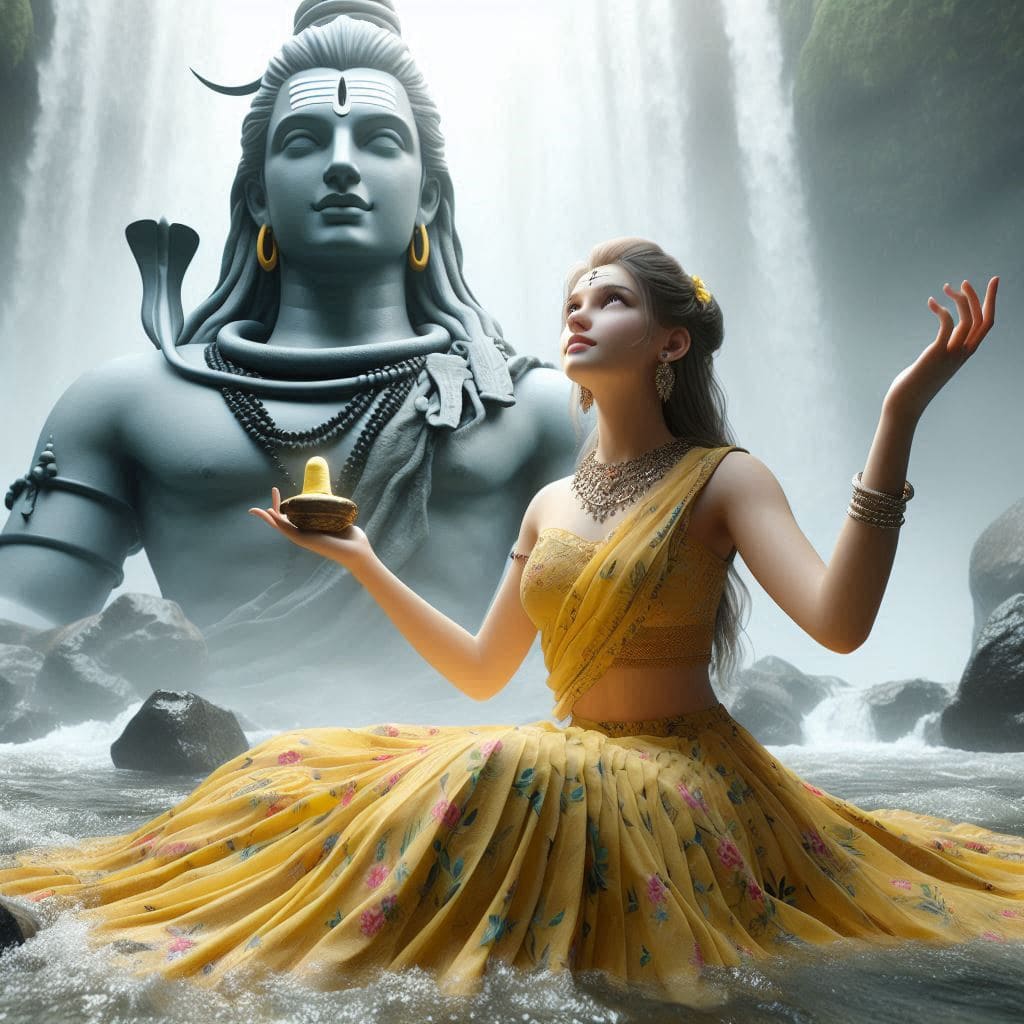 340+ Mahadev with girl ai images Full Hd 2024 42 Shiv bhakt Girl Images full HD