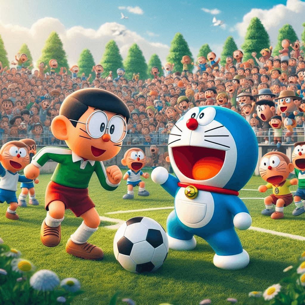 doraemon and friends wallpaper