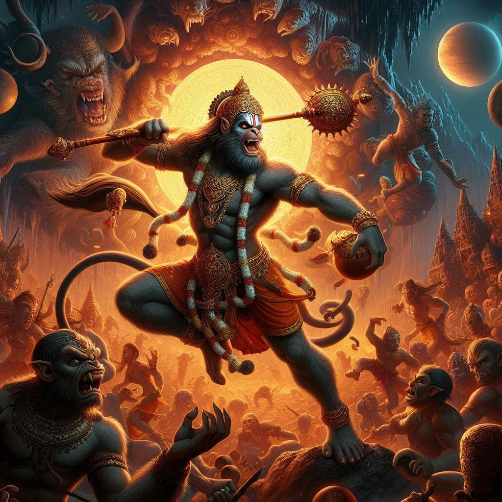 jai hanuman 4k wallpaper