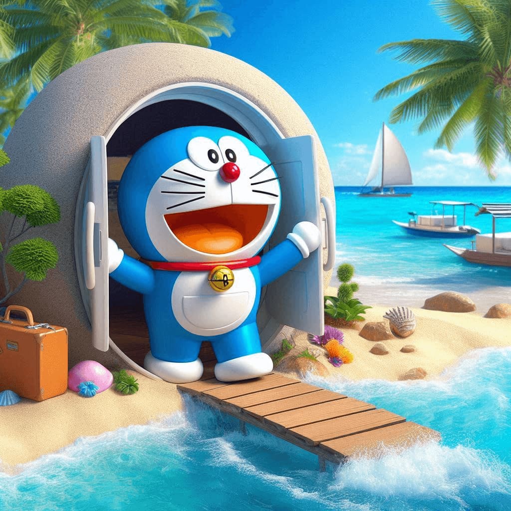 wallpaper laptop doraemon