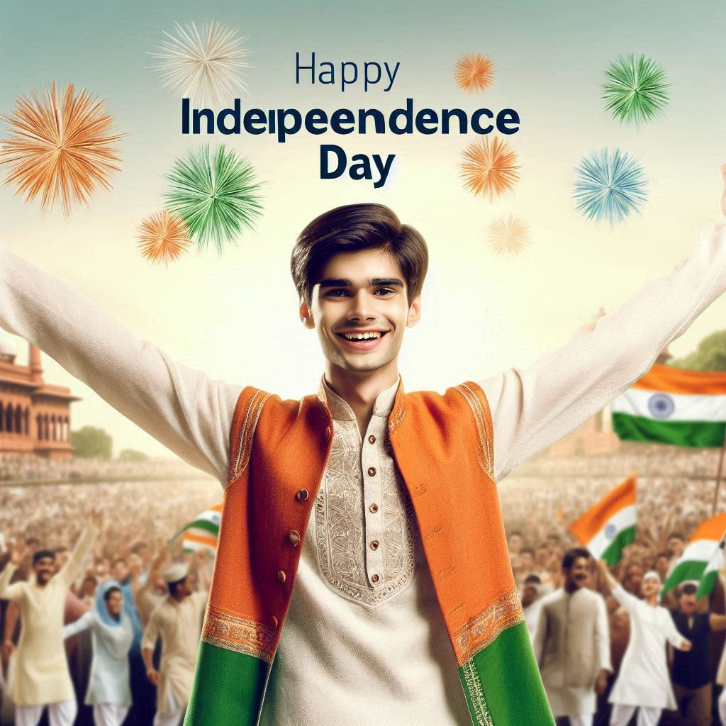 Independence Day Photo Editing Prompts 2024 (15 August) 7 15 august bing ai image