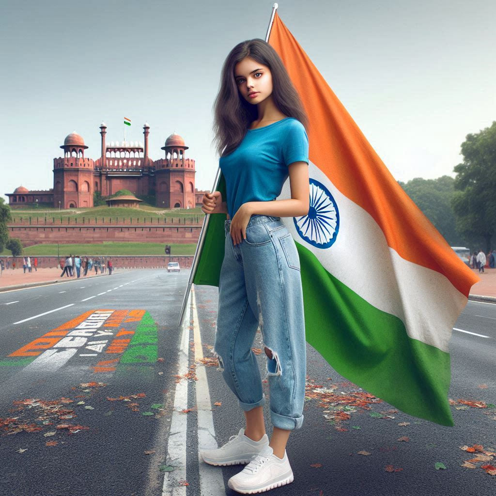 15 august girl background hd 1080p