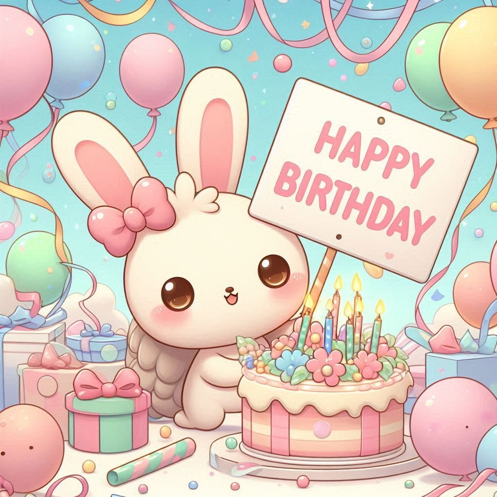 Happy birthday background Aesthetic