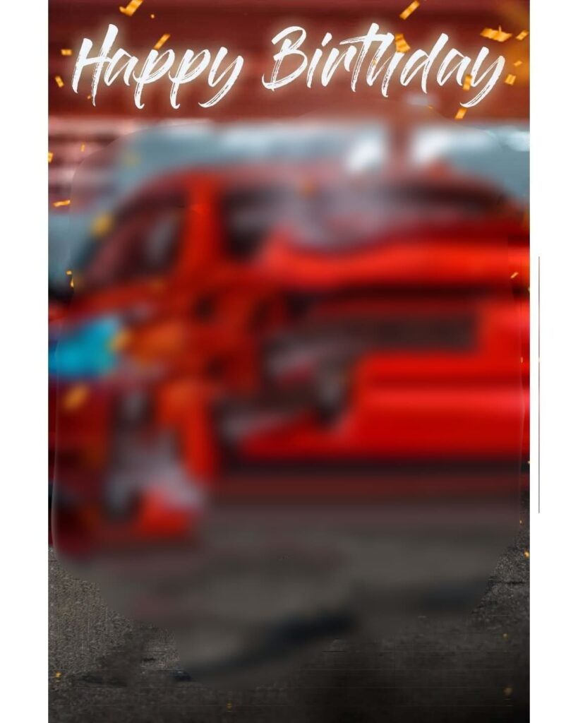 Happy birthday editing background png