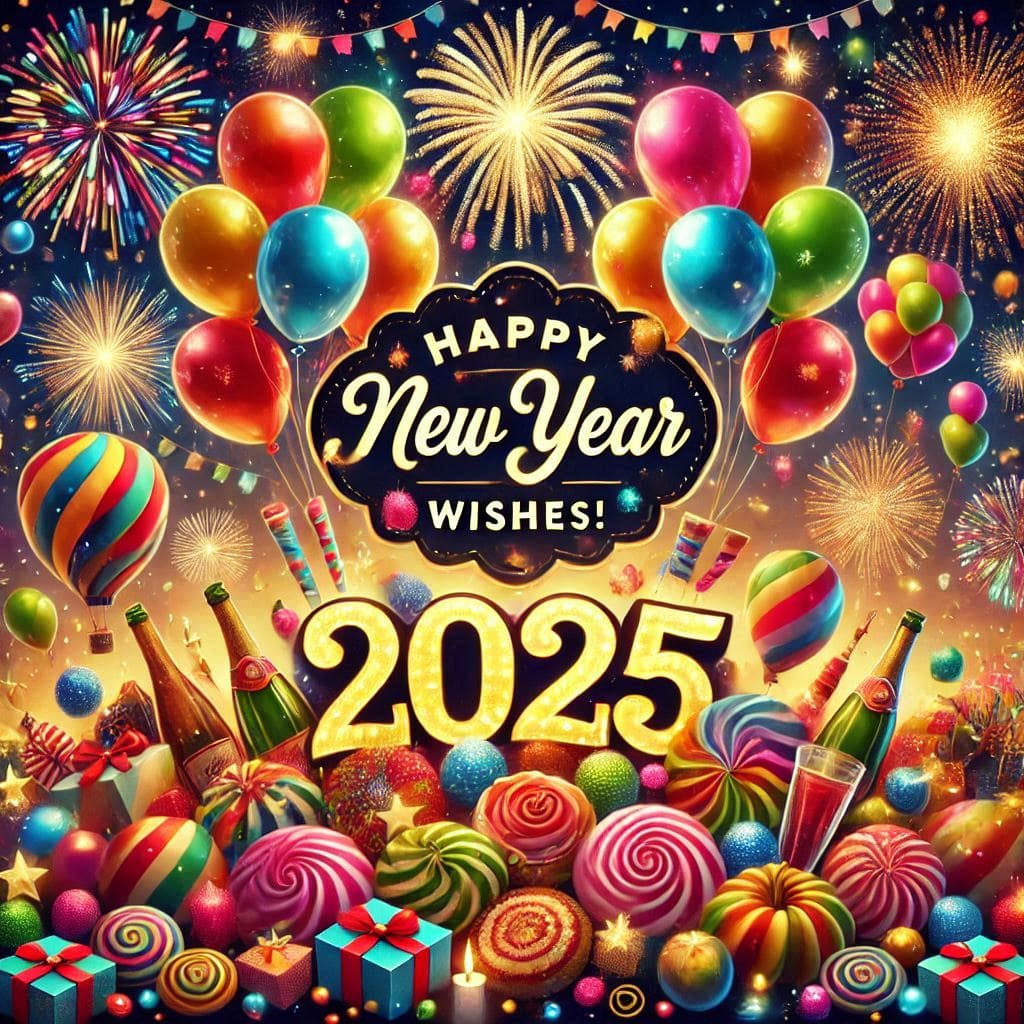 Happy new year 2025 Photo editing